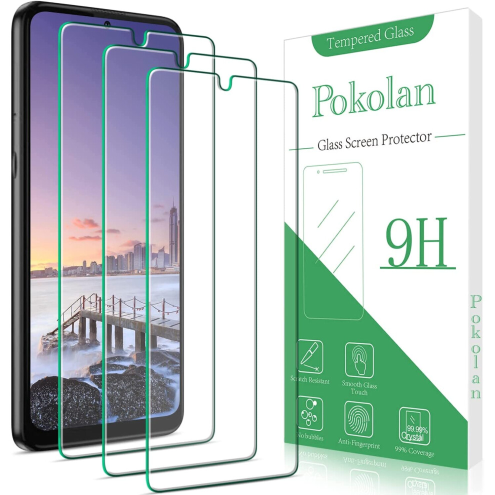 [3 Pack] Pokolan Screen Protector Compatible For Samsung Galaxy A72 4G, A72 5G Tempered Glass Film, Ultra Hd, 9H Hardness,... 5059648535493