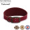 Ancol Timberwolf Leather Whippet Leather Collar Raspberry 30-34cm 2