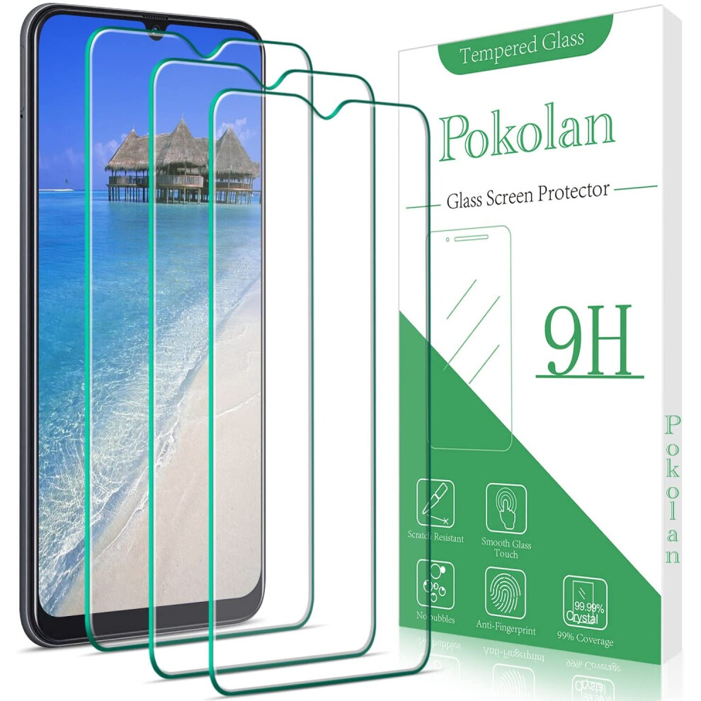 [3 Pack] Pokolan Screen Protector Compatible For Samsung Galaxy A50, A30, A30s, A50s, A40, M30, M30s, M31, M21 Tempered Glass... 5059648535424