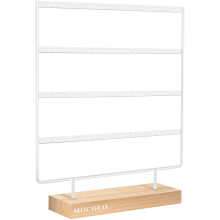 Mocolo Earring Holder Stand, Earring Organiser Display Stand for Hanging Earrings(88 Holes & 4 Layers)