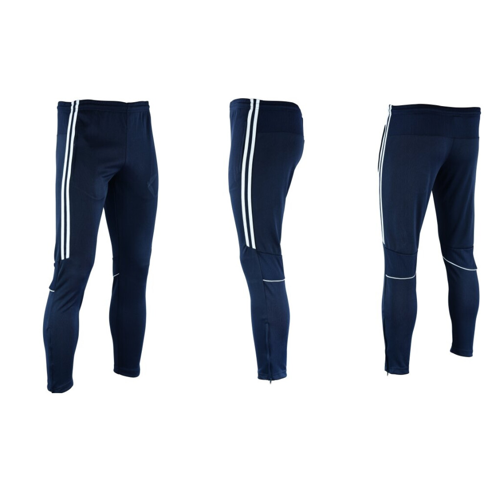 (Blue, XL: Waist - 36 to 38") Mens Tracksuit Trouser Bottoms Joggers Sweat Pants-image-OPC-P8ZNSWX-NEW