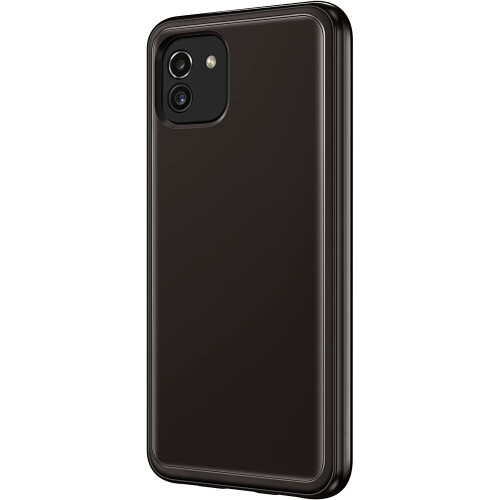 Samsung Samsung Galaxy A03 Soft Clear Cover Black - EF-QA036TBEGEU 2