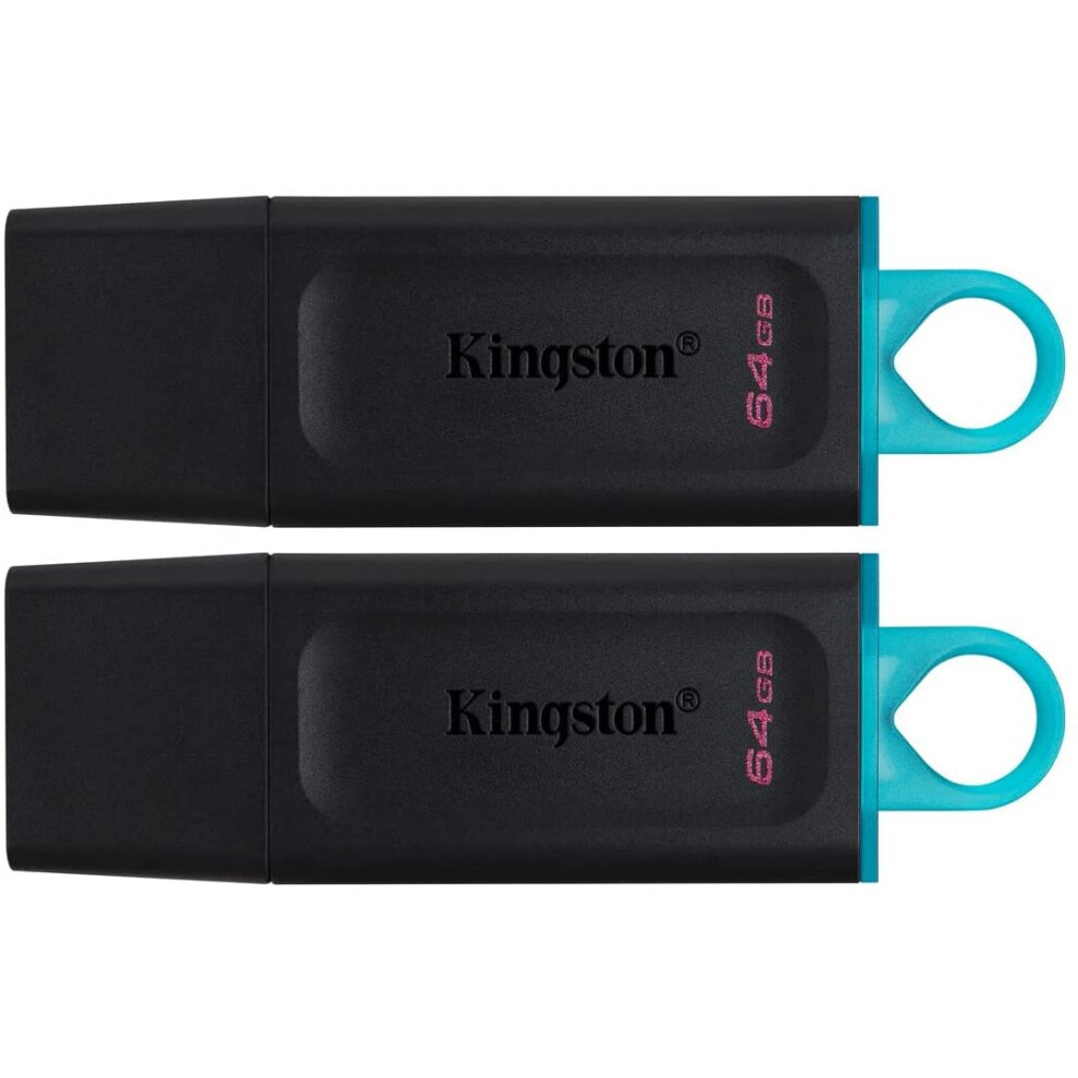 Kingston 64Gb Dt Exodia Usb 3.2 Gen 1 /Teal 2-Piece Pack (Hj8u) Black 740617325560