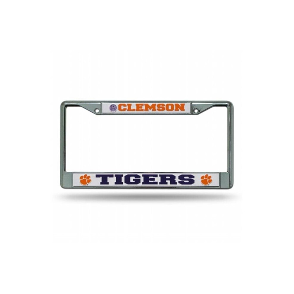 Rico Industries Ric-Fc120201 Clemson Tigers Ncaa Chrome License Plate Frame 094746036416