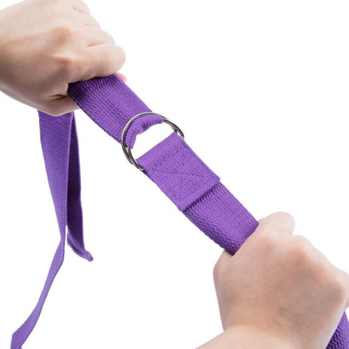 (Lavender) Women Yoga Stretch Strap Bands 2