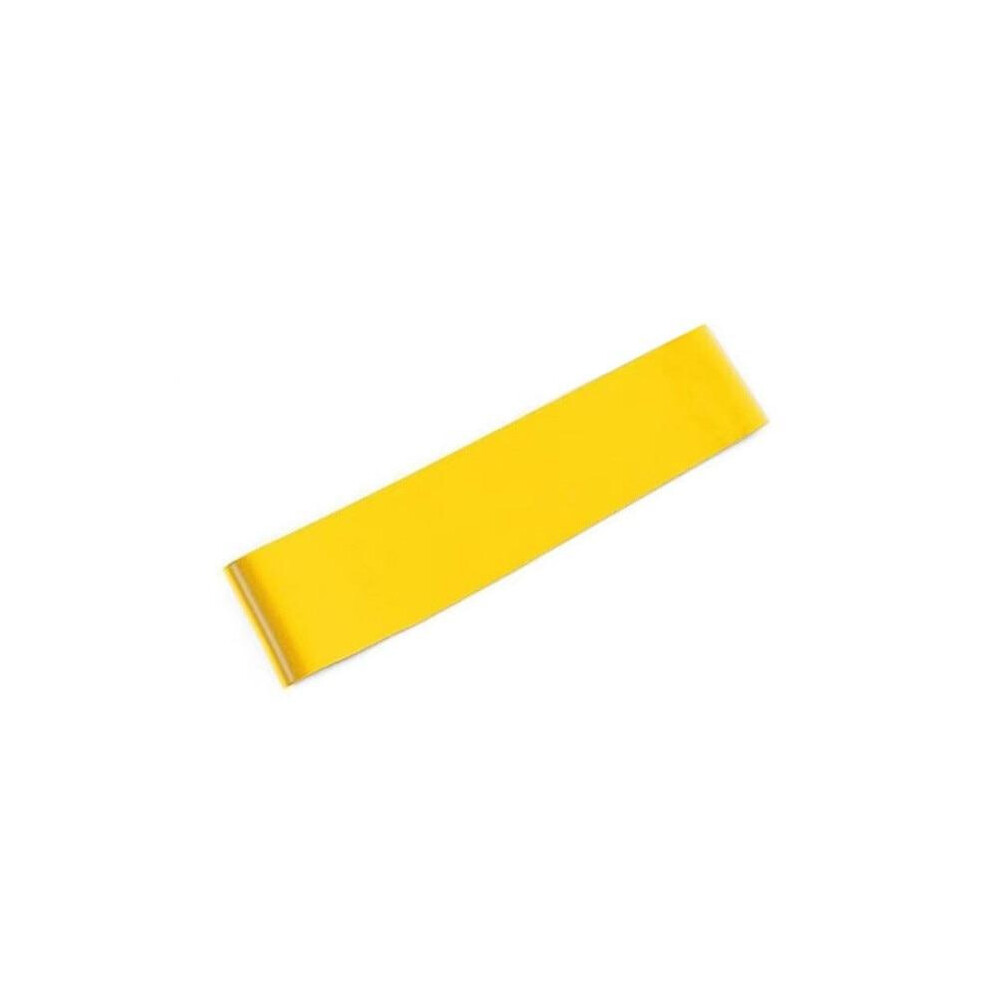 (Yellow 20LB) Yoga Resistance Latex Elastic Rubber Bands Fitness Exercise Gym Strength Indoor Equipment