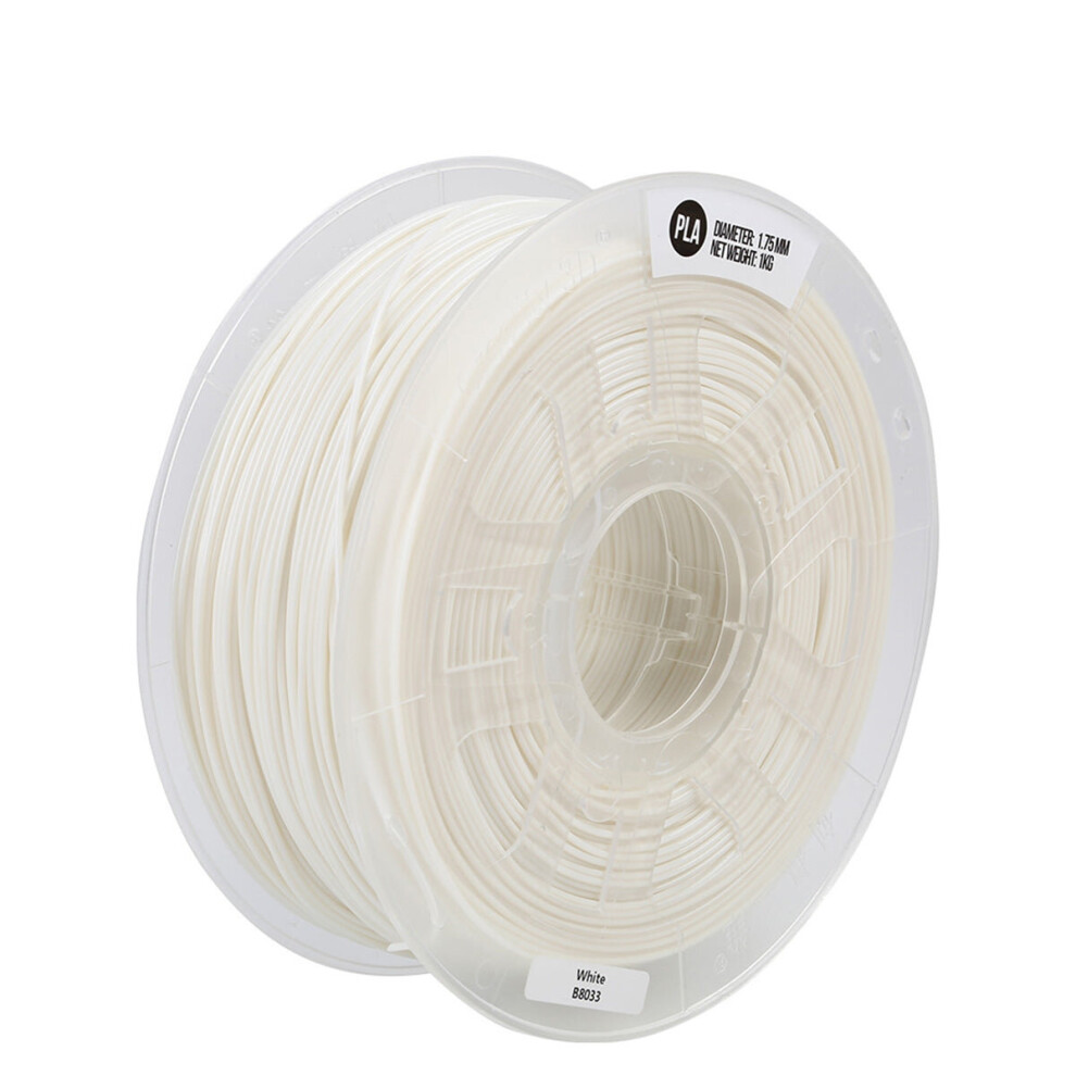 (White) PLA Filament For 3D Printer, White/Black/Yellow/Blue/Red 1.75mm