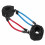 GreenZech (C) 15/20/25/30/80/90/100lb Multi-function Leg Resistance Bands Home Fitness Strength Training Pilates Flexbands 6