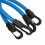 GreenZech (C) 15/20/25/30/80/90/100lb Multi-function Leg Resistance Bands Home Fitness Strength Training Pilates Flexbands 7