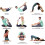 (Black) Stretch Yoga Strap 8