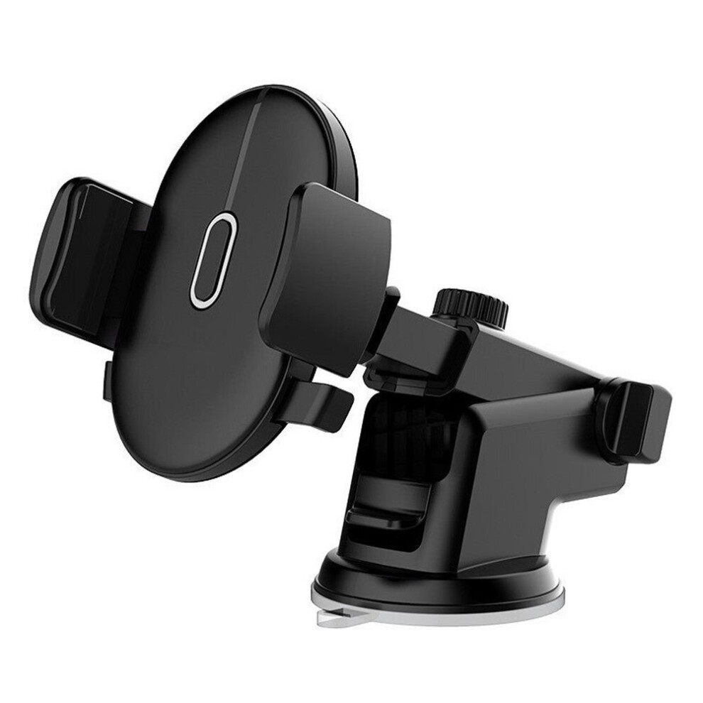 (Black) Car Mobile Phone Bracket Plone Holder with Expansion Rod Auto Dashboard Suction