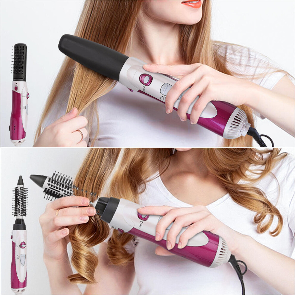 Greenzech 6 In 1 Multi Functional Hair Curler Roller Hairdressing Straightener Electric Dryer Curling Iron