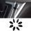 Car Fixing Cable Management Sticker Adhesive USB Clip 8 PCS 1