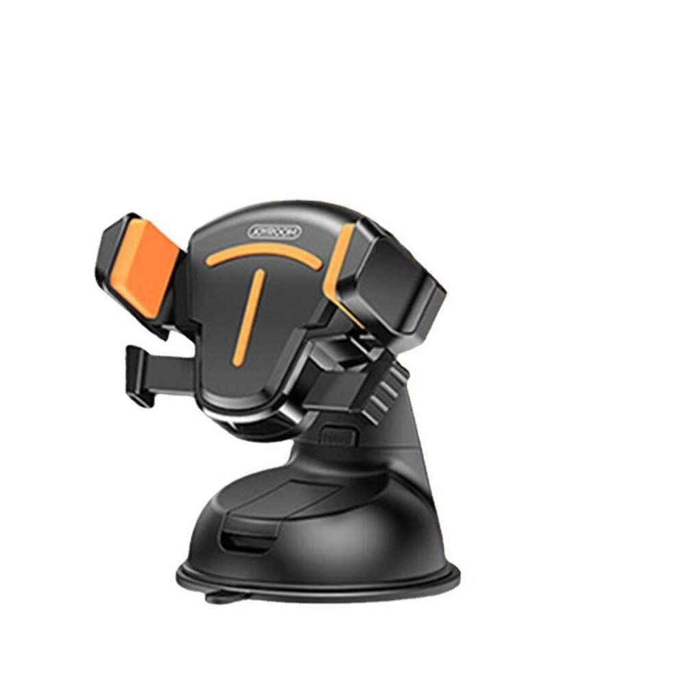 (Orange) Car Phone Holder T-Type Suction Cup 360 Rotation 4.0-6.7 Inch Orange 3654657938574