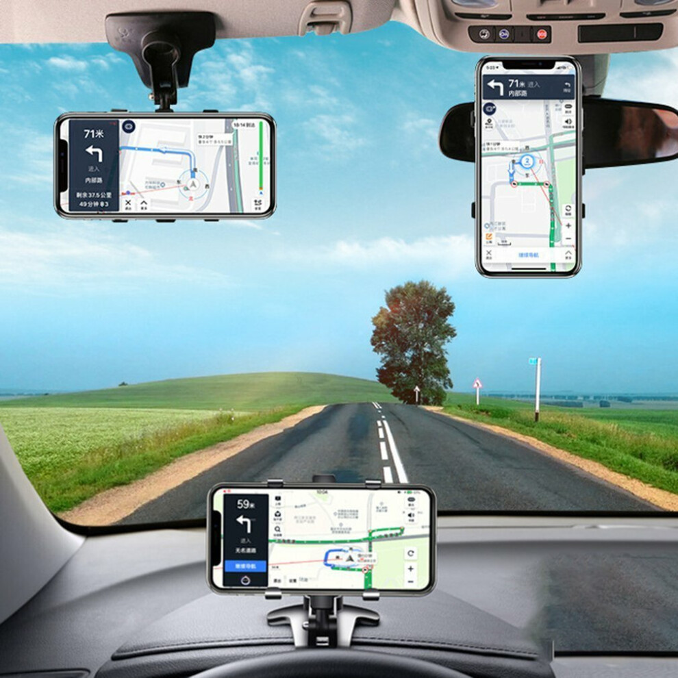 Car Phone Holder 360 Rotation Gps Navigation Dashboard 3-7 Inch 3654657937010