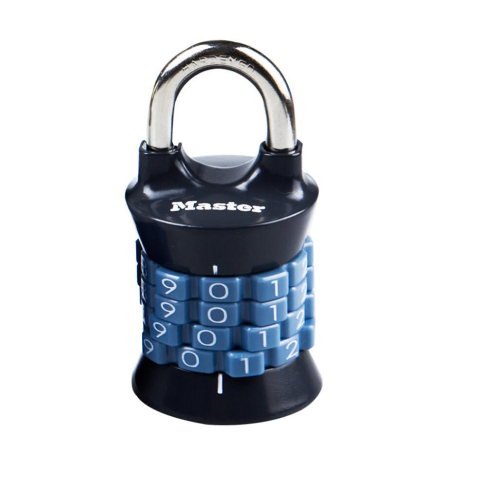 (Black Blue) Digit/Letters Combination Password Lock Alloy Steel Security Padlock Cabinet Luggage Coded Lock 3654659379559