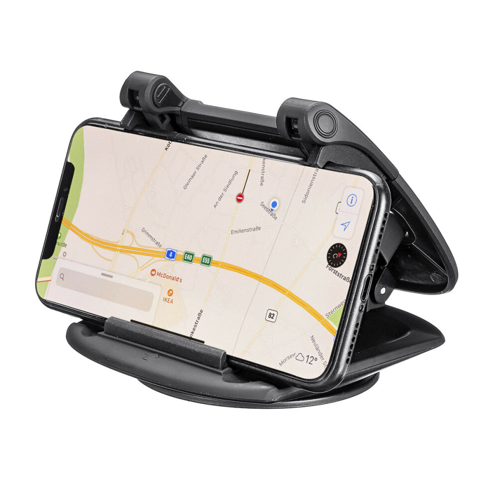 Dashboard Suction Cup Car Phone Holder Clamp Car Mount 360 Degree Rotation For 3.5-6.5 Inch Smart Phones