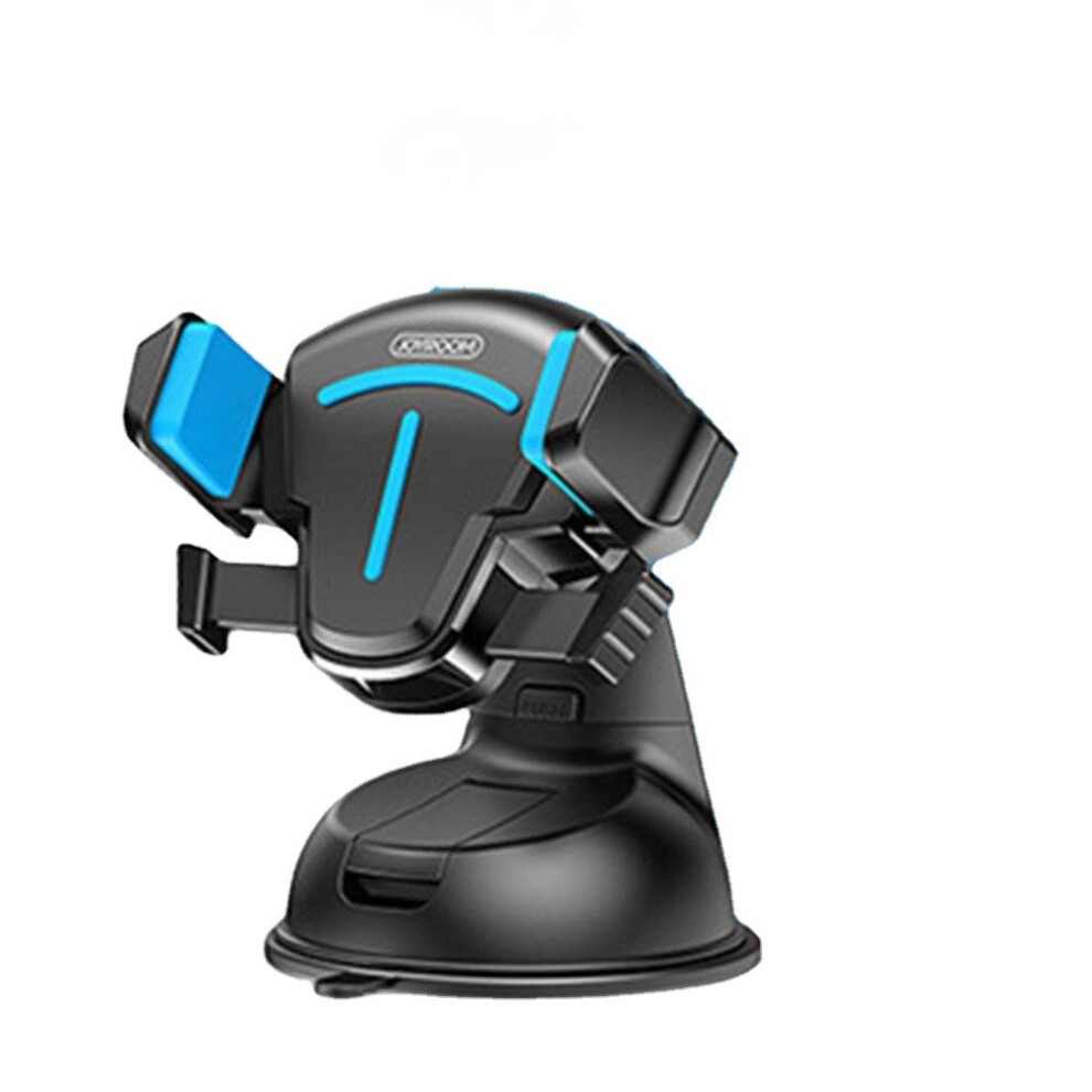(Black) Car Phone Holder T-Type Suction Cup 360 Rotation 4.0-6.7 Inch Black 3654657938581