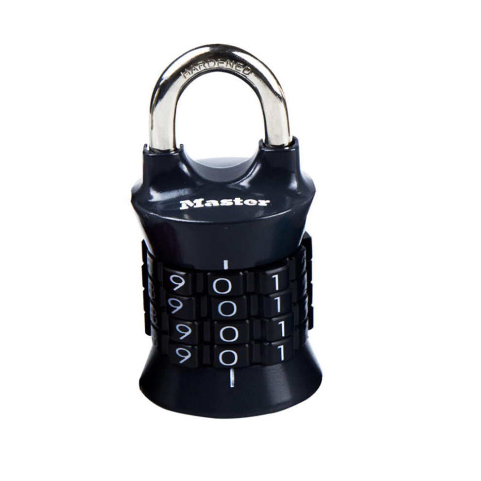 (Black) Digit/Letters Combination Password Lock Alloy Steel Security Padlock Cabinet Luggage Coded Lock