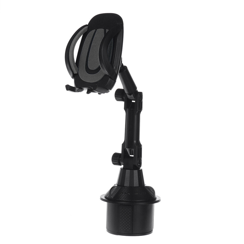 (Black) Car Phone Mount Gooseneck Bracket for 4-6 inch Devices 360 Rotation