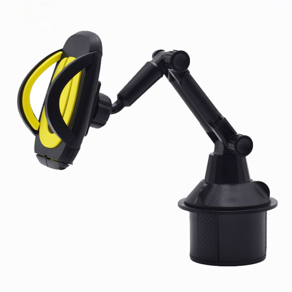 Greenzech Yellow (Yellow) Car Phone Holder Mount Universal 360 Rotation Flexible Arm Gooseneck