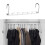 Platzsparende Kleiderbügel Cascading Closet Clothes Extender Hanger 3