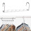 Platzsparende Kleiderbügel Cascading Closet Clothes Extender Hanger 4
