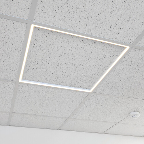 Loops Square Frame LED Ceiling Panel Light - 590 x 590mm - 40W Cool White LED 2