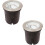 Loops 2 PACK Stainless Steel IP67 Ground Light - 16.5W Cool White Tilting Head LED 1