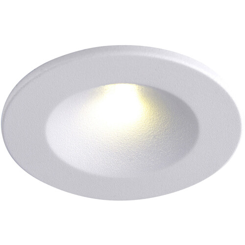 Loops Recessed Emergency Ceiling Guide Light Kit - Daylight White LED - White 2