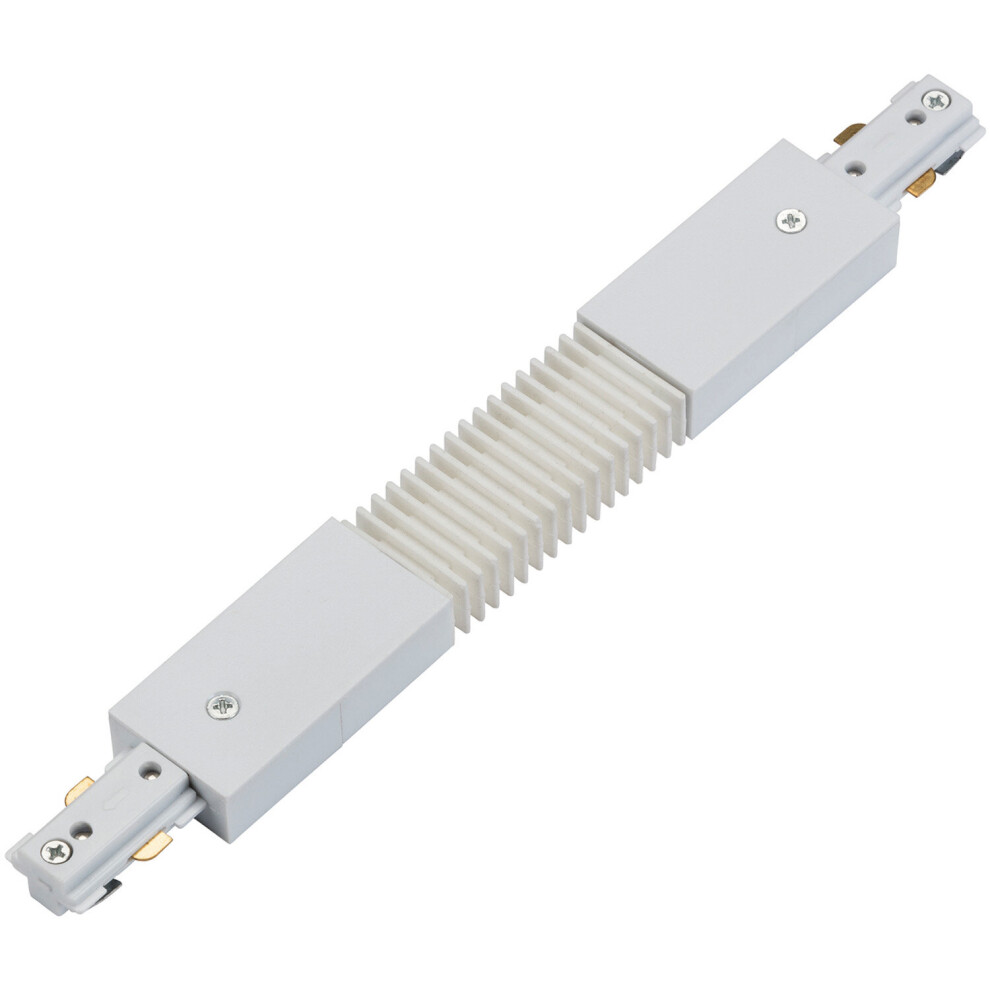 Loops Commercial Track Flexible Connector - 300Mm Length - Pc Light/White