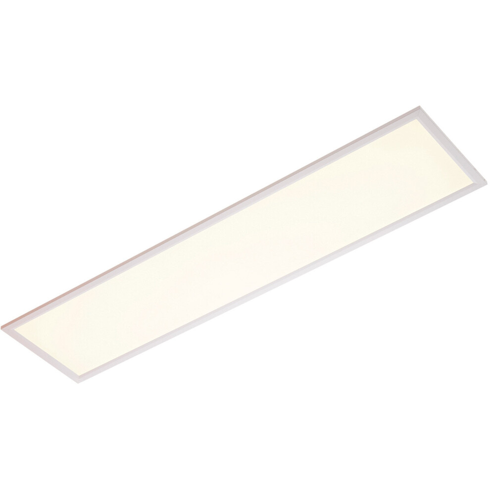 Loops Rectangular Backlit Led Ceiling Panel Light - 1195 X 295Mm - Cool White - Image 2