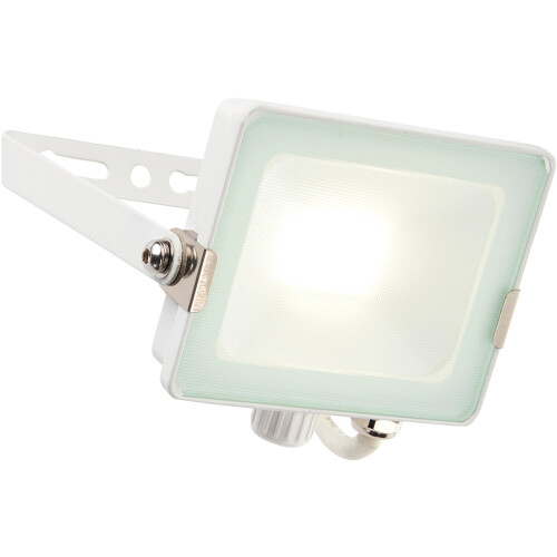 Loops 2 PACK Outdoor Waterproof LED Floodlight - 20W Cool White LED - Matt White 2
