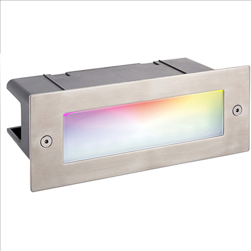 Loops Outdoor Ip44 Smart Rgb Brick - 3.5W Rgb Led - Stainless Steel Light