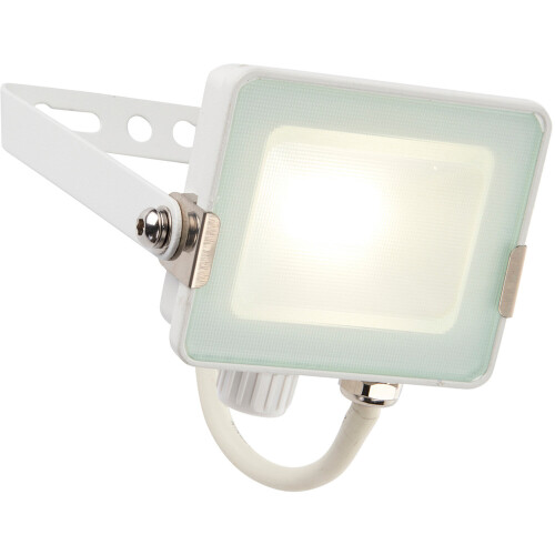 Loops 2 PACK Outdoor Waterproof LED Floodlight - 10W Cool White LED - Matt White 2