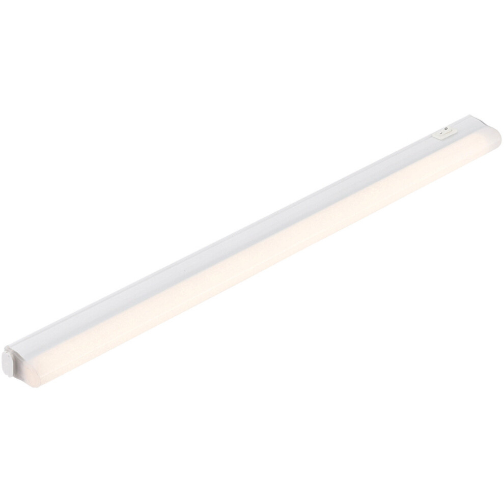 500mm Under Cabinet LED Light - 8W SMD 2835 CCT LED Module - Opal & Gloss White