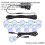 Loops Recessed Decking Guide Light Kit - 10 x Blue Light LED - Stainless Steel 2