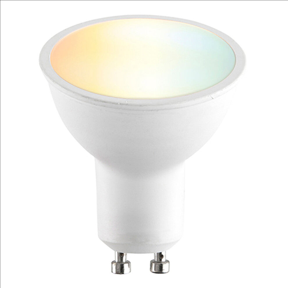 SMART 5W GU10 CCT LED Bulb - Colour Changing - Dimmable Smart Lamp