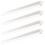 Loops 4 PACK 6ft Emergency Batten Light - 52W Cool White LED - Gloss White & Opal 1