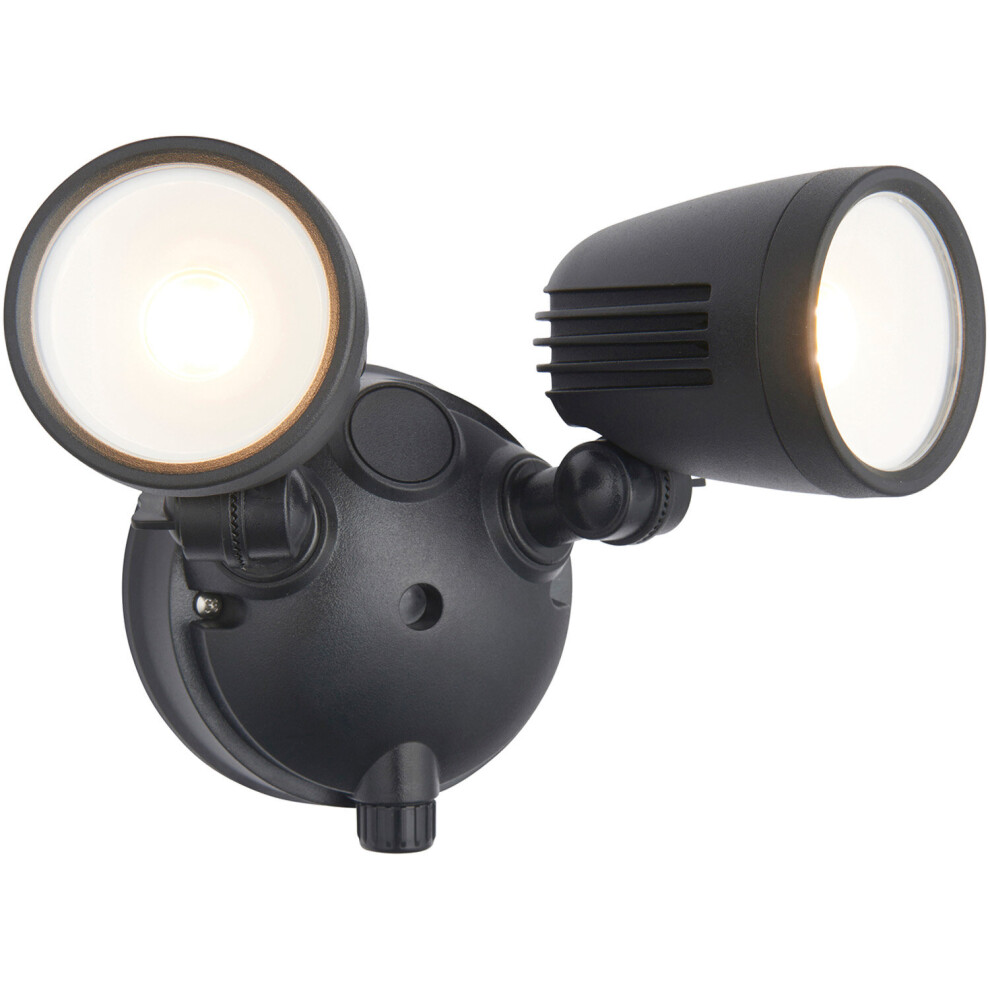 Twin Outdoor Fully Adjustable Spot Light - 2 x 10W CCT LED Module