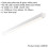 Loops 2 PK 4ft High Lumen Emergency Batten Light - 42.5W Cool White LED - Gloss White 2