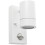 Loops Outdoor IP44 Wall Downlight - PIR Sensor - 7W GU10 LED - Gloss White 3