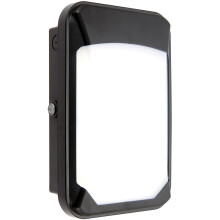 Outdoor IP65 Bulkhead Wall Light - Cool White LED - Photocell Sensor