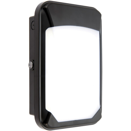 Loops Outdoor IP65 Bulkhead Wall Light - Cool White LED - Photocell Sensor