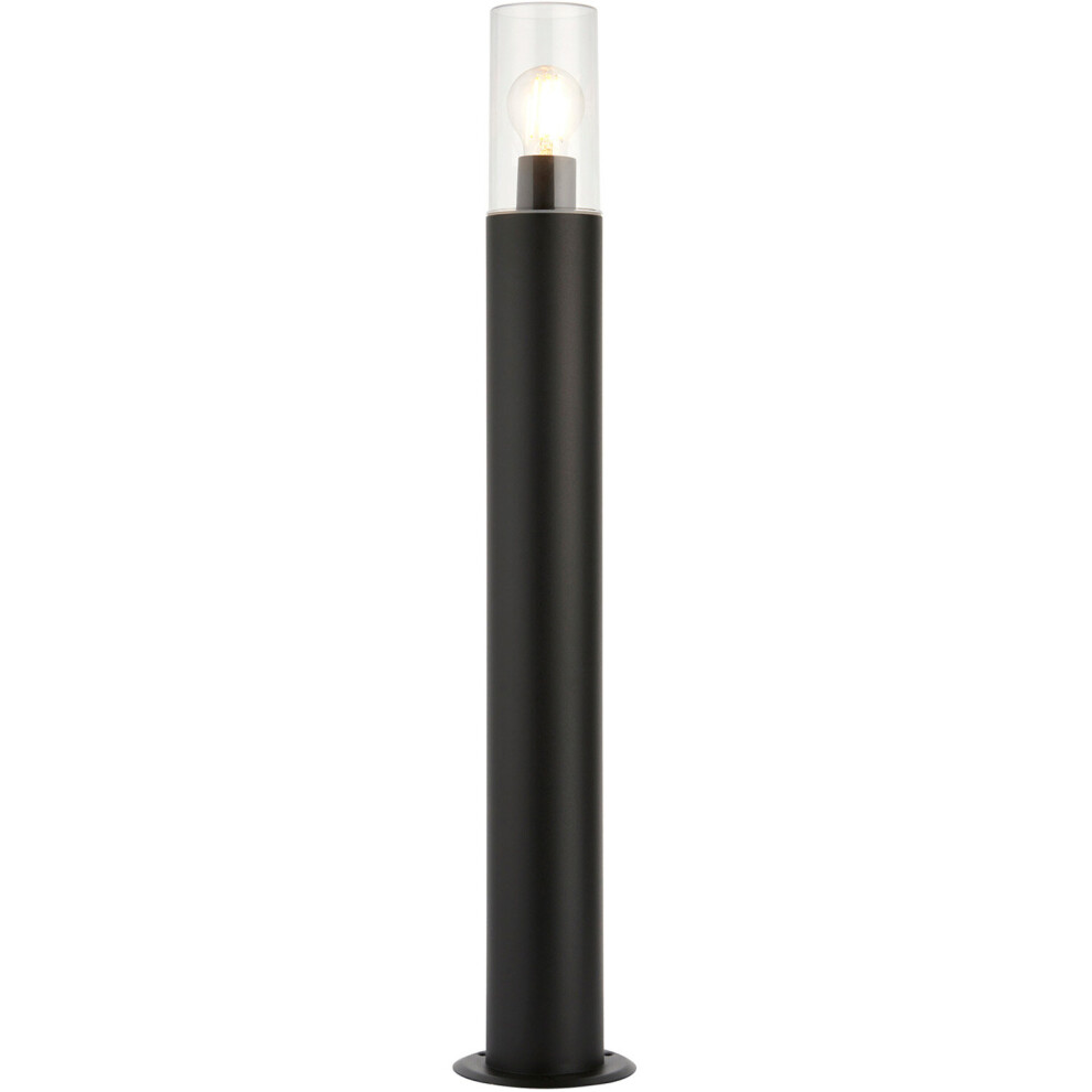 Loops Outdoor Bollard Post Light - 15W E27 Led - 800Mm Height - Stainless Steel