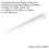Loops 4 PACK 5ft Emergency Batten Light - 41W Cool White LED - Gloss White & Opal 2