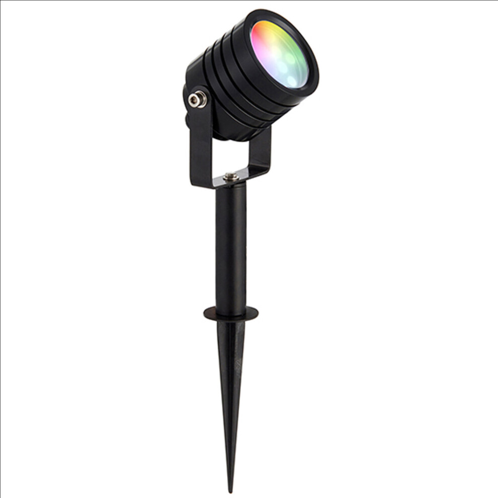 Smart Adjustable Ground Spike Spotlight - 2.5W RGB LED - Aluminium Alloy
