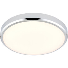 Flush Bathroom Wall OR Ceiling Function Light - 15W CCT LED - Chrome