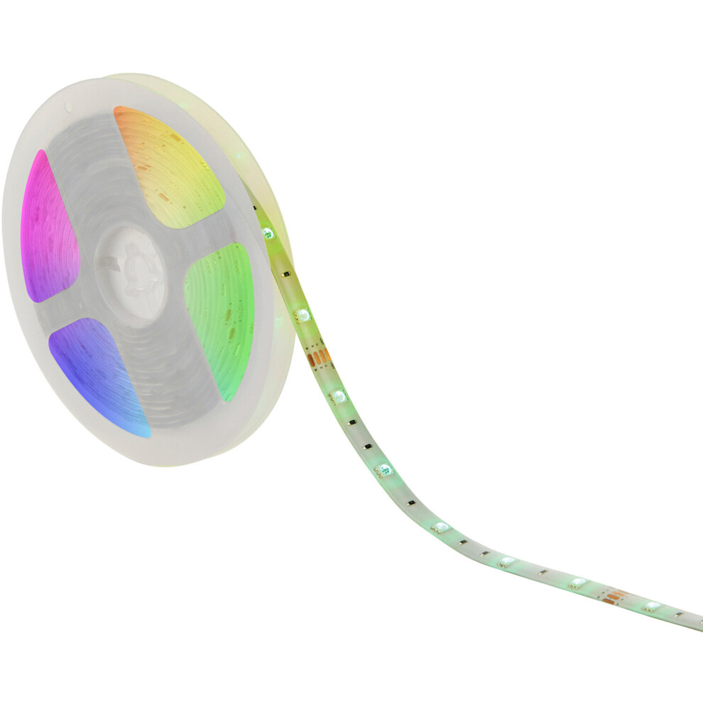 Loops Smart Flexible Led Strip - 5M Reel - 36W Rgb Leds - Ip65 Rated Light