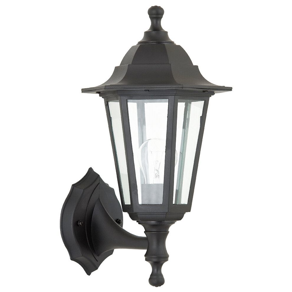 Loops Traditional Lantern Ip44 Wall Light - 60W E27 Gls Led - Dimmable Lamp